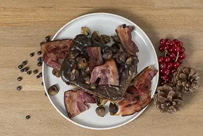 Leverpostej med slagterens gode bacon til din julefrokost fra på Suensonsvej i Frederikshavn.