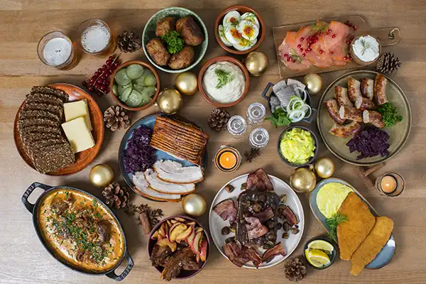 Udsøgt julemad fra Slagteren på Suensonsvej i Frederikshavn.